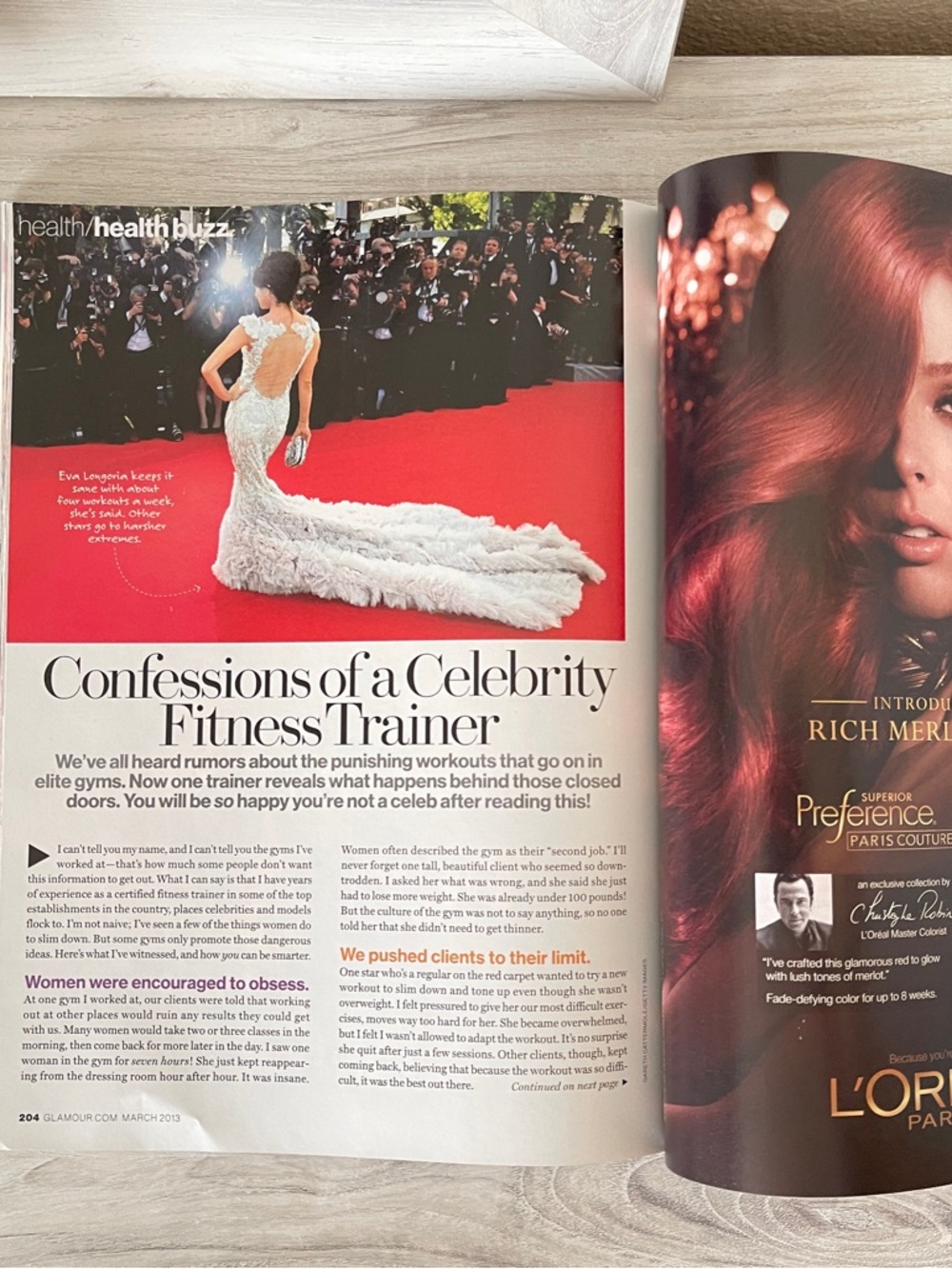 March 2013 Glamour Magazine - Picture 13 of 15